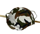Чехол-кавер для каски с креплением под очки в ткани-Мембрана Камуфляж, размер M - изображение 3
