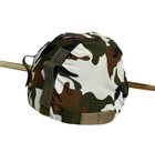 Чехол-кавер для каски с креплением под очки в ткани-Мембрана Камуфляж, размер M - изображение 6