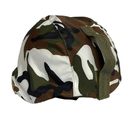 Чехол-кавер для каски с креплением под очки в ткани-Мембрана Камуфляж, размер XL - изображение 5