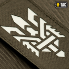 M-Tac нашивка Тризуб (стилізація) Laser Cut вертикальна Ranger Green/GID - зображення 3
