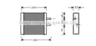 Теплообменник, Система отопления салона Ava (KA6009)