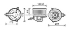 Компрессор салона Ava (CN8511)