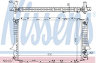 Радіатор охолодження AUDI 100/A6 2.6-2.8 AT (вир-во Nissens) Nissens (60476)