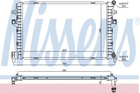 Радиатор AI A 3/S 3(12-)1.2 TFSI(+)[OE 5Q0121251EJ] Nissens (65306)