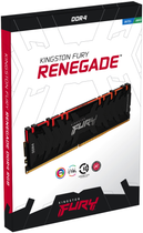 Оперативна пам'ять Kingston Fury DDR4-3600 65536 MB PC4-28800 (Kit of 2x32768) Renegade RGB 2Rx8 Black (KF436C18RBAK2/64) - зображення 6