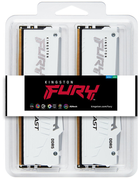 Pamięć Kingston Fury DDR5-5200 65536MB PC5-41600 (Kit of 2x32768) Beast RGB White (KF552C40BWAK2-64) - obraz 5