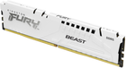 Pamięć Kingston Fury DDR5-6000 16384MB PC5-48000 Beast White (KF560C40BW-16) - obraz 2