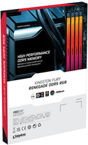 Pamięć Kingston Fury DDR5-6000 16384MB PC5-48000 Renegade RGB Black (KF560C32RSA-16) - obraz 10