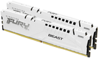 Оперативна пам'ять Kingston Fury DDR5-6000 32768MB PC5-48000 (Kit of 2x16384) Beast AM5 White (KF560C36BWEK2-32) - зображення 1