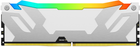 Оперативна пам'ять Kingston FURY DDR5-6000 32768MB PC5-48000 (Kit of 2x16384) Renegade RGB 1Rx8 White (KF560C32RWAK2-32) - зображення 4