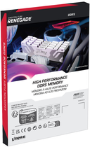 Оперативна пам'ять Kingston FURY DDR5-6000 32768MB PC5-48000 (Kit of 2x16384) Renegade 1Rx8 White (KF560C32RWK2-32) - зображення 6