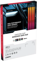 Оперативна пам'ять Kingston Fury DDR5-6400 32768MB PC5-51200 (Kit of 2x16384) Renegade RGB Black (KF564C32RSAK2-32) - зображення 10