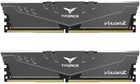 Оперативна пам'ять Team T-Force Vulcan Z DDR4-3200 16384MB PC-25600 (Kit of 2x8192) Gray (TLZGD416G3200HC16CDC01) - зображення 1