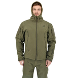 Зимняя тактическая куртка Eagle Soft Shell WJ-17 с флисом Green Olive 5XL - изображение 7