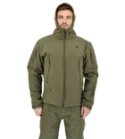 Зимова тактична куртка Eagle Soft Shell WJ-17 з флісом Green Olive 4XL - зображення 7
