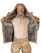 Тактический Зимний военный коcтюм с теплоотражающей подкладкой Omni Hit Multicam Куртка с капюшоном и зимние штаны Рип Стоп 3XL Mультикам HWMRZZ0026800-4 - изображение 3