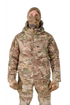 Куртка зимняя с теплоотражающей подкладкой Omni Hit Multicam Рип Стоп с капюшоном военная тактическая куртка 3XL Мультикам (CPM28889-4) - изображение 6