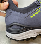 Кросівки трекінгові Lowa Innox Evo Gtx Lo 44 р, колір Steel blue/lime (синій/жовтий), легкі черевики трекінгові - зображення 7