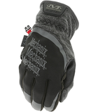 Зимові тактичні військові Softshell рукавиці зсу чорні Mechanix ColdWork FASTFIT з пальцями для сенсора, 954752586-L - зображення 7