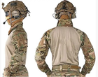 Бойова тактична військова сорочка зсу multicam чоловіча з налокітниками IDOGEAR G3 Combat, 5248664-XXL - зображення 2