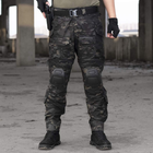Мужские тактические штаны multicam с наколенниками G3 Combat IDOGEAR, брюки камуфляж Rip Stop, черный мультикам, 6933451-S - изображение 4