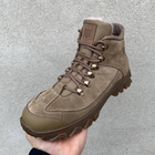 Ботинки военные, полуботы койот натуральная кожа и мех тактическая обувь 47 - изображение 6