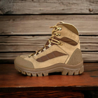 Зимові черевики військові, полуботи койот тактичне взуття нубук 37 - зображення 4