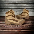 Зимние ботинки военные, полуботы койот тактическая обувь нубук 45 - изображение 6