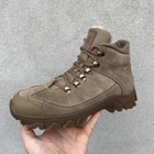 Ботинки военные, полуботы койот натуральная кожа и мех тактическая обувь 45 - изображение 8