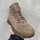 Ботинки военные, полуботы койот натуральная кожа и мех тактическая обувь 43 - изображение 4