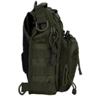 Рюкзак однолямочный через плечо Shoulder Bag, "MOLLE" Оливковый - изображение 5
