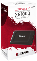 SSD диск Kingston XS1000 Portable 2000GB USB 3.2 Gen 2 (SXS1000/2000G) - зображення 7