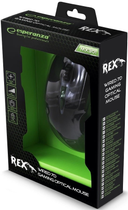 Mysz Esperanza MX301 Rex USB Black/Green (5901299925393) - obraz 3