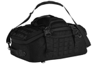 Тактична велика сумка-баул/рюкзак , L, чорна на 50л - зображення 3