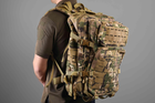 Тактичний великий рюкзак 45L, камуфляж кріплення MOLLE