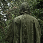 Водонепроницаемый дождевик (пончо) с капюшоном и карманом E-Tac CS-YY02 Green - изображение 9