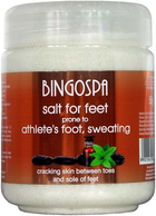 Сіль для ванни ніг Bingospa Salt for Athlete's Foot and Feet 2 in 1 Sweating 550 г (5901842006401) - зображення 1