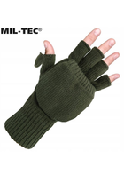Перчатки Mil-Tec идеальной посадкой Оливковый L-XL с полиакрила с внутренним утеплителем Thinsulate со сменным носком и съемным клапаном для пальцев - изображение 3