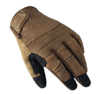 Перчатки полнопалые с защитой на липучке FQTACMI005 Песочный XL (Kali) - изображение 3