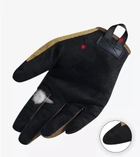 Перчатки полнопалые с защитой на липучке FQTACMI005 Песочный XL (Kali) - изображение 4