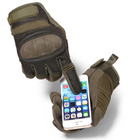 Тактические штурмовые сенсорные перчатки Hard Knuckle XL (Kali) - изображение 6