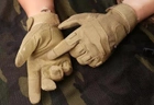Перчатки защитные полнопалые на липучке FQ16S003 Песочный L (Kali) - изображение 6