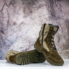 Женские Берцы Демисезонные Тактические Ботинки Кожаные 45р (30 см) MBD-000038-RZ45 - изображение 4