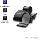 Uchwyt samochodowy Qoltec na kratkę wentylacyjną do smartfona 1.4-6.4" Czarny (5901878512105) - obraz 2