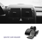 Uchwyt samochodowy Qoltec na kratkę wentylacyjną do smartfona 1.4-6.4" Czarny (5901878512105) - obraz 4