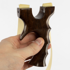 Мощная деревянная рогатка гекоид | Рожки 23 мм (№207) - изображение 4