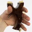 Мощная деревянная рогатка гекоид | Рожки 23 мм (№207) - изображение 6