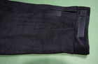 Адаптивные штаны Кіраса при травмах ног флисовые чёрные 4224 - изображение 3