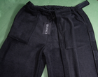 Адаптивные штаны Кіраса при травмах ног флисовые чёрные 4224 - изображение 4