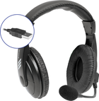 Słuchawki Defender Gryphon 750U USB Czarny (4714033637527) - obraz 2